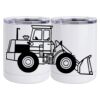 10 oz. White Stainless Steel Short Tumbler Thumbnail