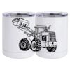 10 oz. White Stainless Steel Short Tumbler Thumbnail