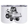 10 oz. White Stainless Steel Short Tumbler Thumbnail