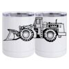 10 oz. White Stainless Steel Short Tumbler Thumbnail