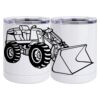 10 oz. White Stainless Steel Short Tumbler Thumbnail