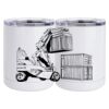 10 oz. White Stainless Steel Short Tumbler Thumbnail
