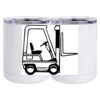 10 oz. White Stainless Steel Short Tumbler Thumbnail