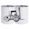 10 oz. White Stainless Steel Short Tumbler Thumbnail