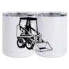10 oz. White Stainless Steel Short Tumbler Thumbnail