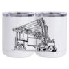 10 oz. White Stainless Steel Short Tumbler Thumbnail