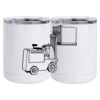 10 oz. White Stainless Steel Short Tumbler Thumbnail