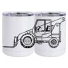 10 oz. White Stainless Steel Short Tumbler Thumbnail