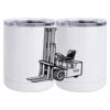10 oz. White Stainless Steel Short Tumbler Thumbnail
