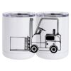 10 oz. White Stainless Steel Short Tumbler Thumbnail