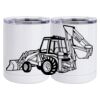 10 oz. White Stainless Steel Short Tumbler Thumbnail
