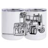 10 oz. White Stainless Steel Short Tumbler Thumbnail