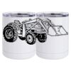 10 oz. White Stainless Steel Short Tumbler Thumbnail