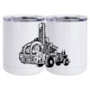 10 oz. White Stainless Steel Short Tumbler Thumbnail