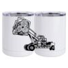 10 oz. White Stainless Steel Short Tumbler Thumbnail