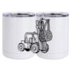 10 oz. White Stainless Steel Short Tumbler Thumbnail