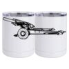 10 oz. White Stainless Steel Short Tumbler Thumbnail