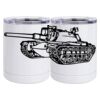 10 oz. White Stainless Steel Short Tumbler Thumbnail