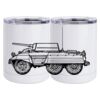 10 oz. White Stainless Steel Short Tumbler Thumbnail
