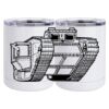 10 oz. White Stainless Steel Short Tumbler Thumbnail