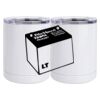 10 oz. White Stainless Steel Short Tumbler Thumbnail
