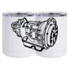 10 oz. White Stainless Steel Short Tumbler Thumbnail