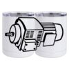 10 oz. White Stainless Steel Short Tumbler Thumbnail