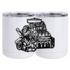 10 oz. White Stainless Steel Short Tumbler Thumbnail