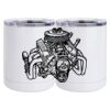 10 oz. White Stainless Steel Short Tumbler Thumbnail