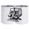 10 oz. White Stainless Steel Short Tumbler Thumbnail