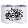 10 oz. White Stainless Steel Short Tumbler Thumbnail