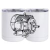 10 oz. White Stainless Steel Short Tumbler Thumbnail