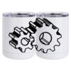 10 oz. White Stainless Steel Short Tumbler Thumbnail