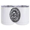 10 oz. White Stainless Steel Short Tumbler Thumbnail