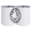 10 oz. White Stainless Steel Short Tumbler Thumbnail