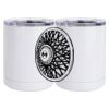 10 oz. White Stainless Steel Short Tumbler Thumbnail
