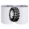 10 oz. White Stainless Steel Short Tumbler Thumbnail