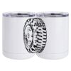 10 oz. White Stainless Steel Short Tumbler Thumbnail