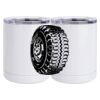 10 oz. White Stainless Steel Short Tumbler Thumbnail
