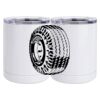 10 oz. White Stainless Steel Short Tumbler Thumbnail