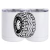 10 oz. White Stainless Steel Short Tumbler Thumbnail