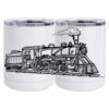 10 oz. White Stainless Steel Short Tumbler Thumbnail