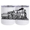 10 oz. White Stainless Steel Short Tumbler Thumbnail