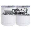 10 oz. White Stainless Steel Short Tumbler Thumbnail