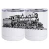 10 oz. White Stainless Steel Short Tumbler Thumbnail