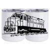 10 oz. White Stainless Steel Short Tumbler Thumbnail