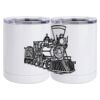 10 oz. White Stainless Steel Short Tumbler Thumbnail