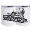 10 oz. White Stainless Steel Short Tumbler Thumbnail