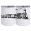 10 oz. White Stainless Steel Short Tumbler Thumbnail