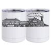10 oz. White Stainless Steel Short Tumbler Thumbnail